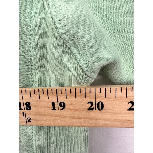 Champion men's size Medium reverse weave hoodie green sweatshirt kangaroo - Picture 8 of 9